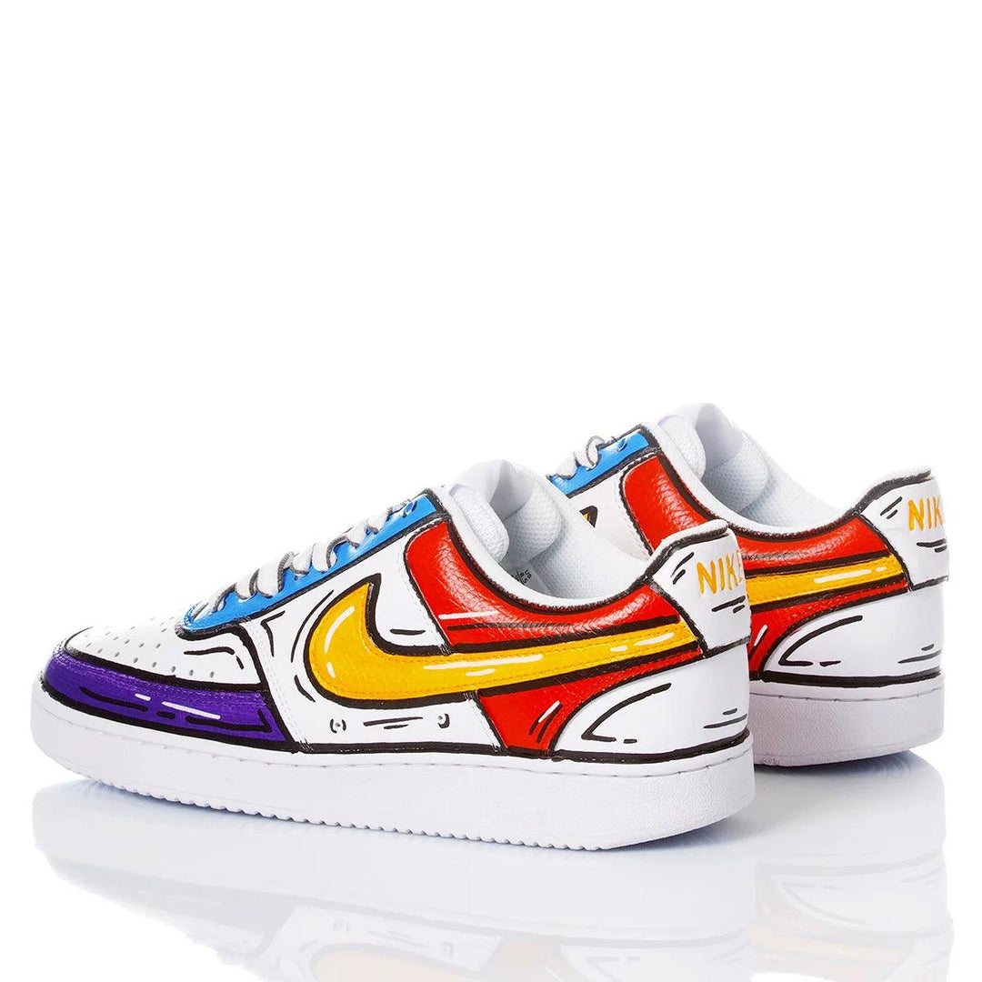 Nike Comics Break Court Vision Painting