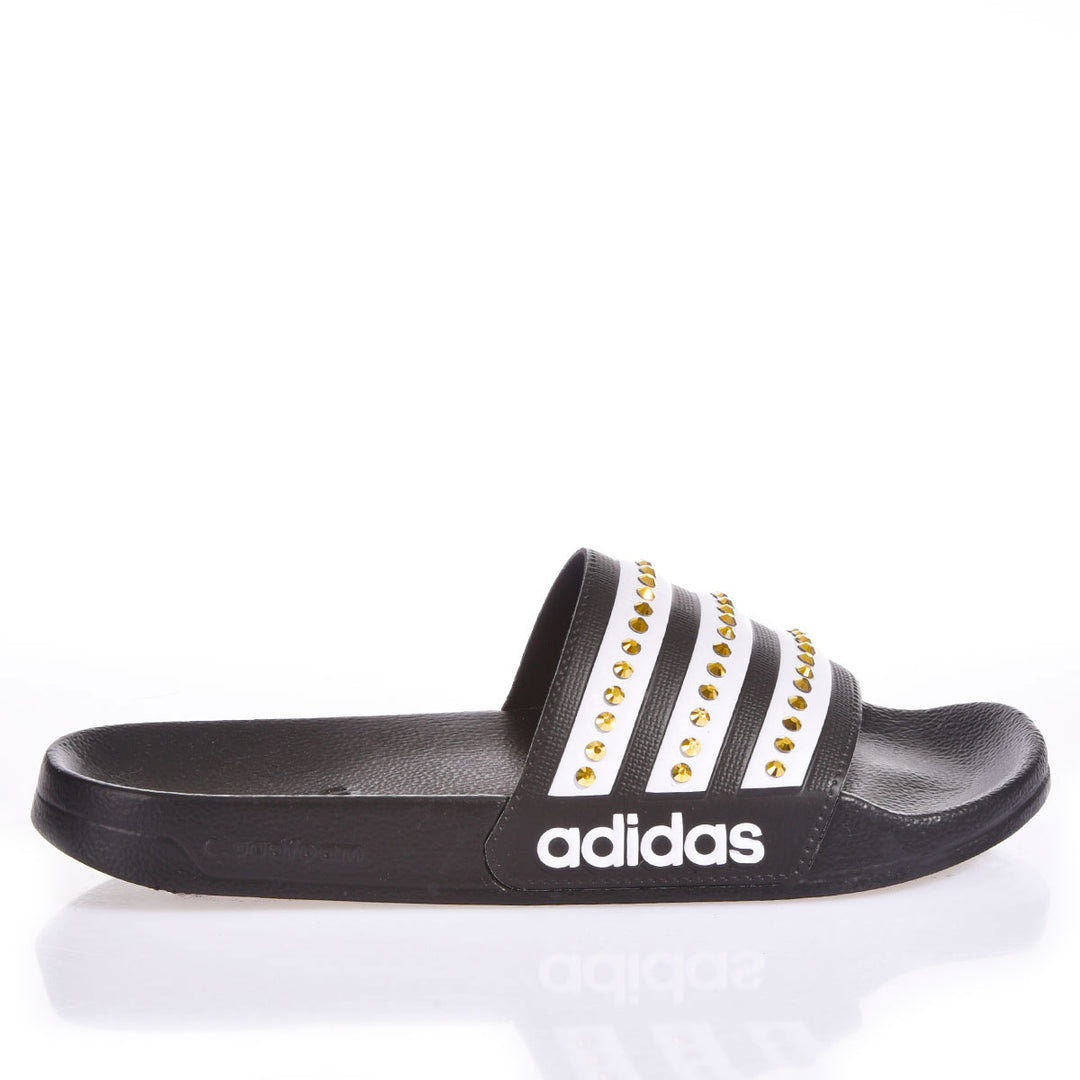 Adidas Adilette Black SW Gold