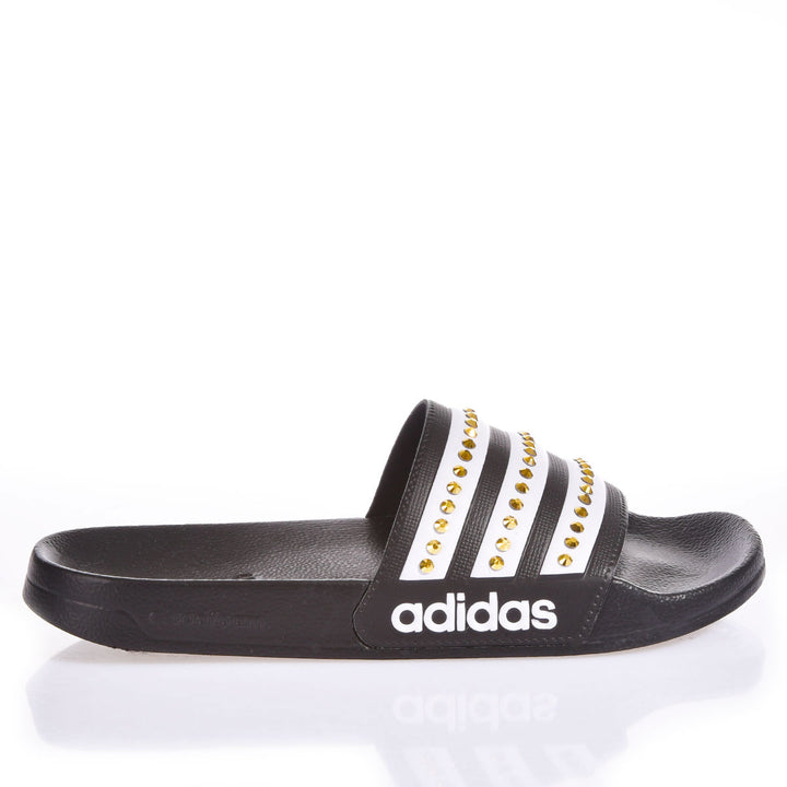 Adidas Adilette Black SW Gold