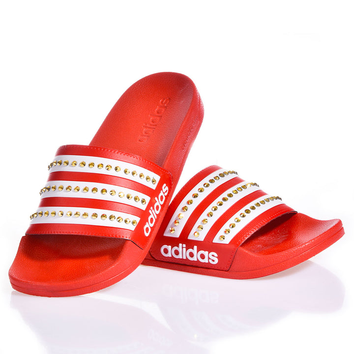 Adidas Adilette Red SW Gold