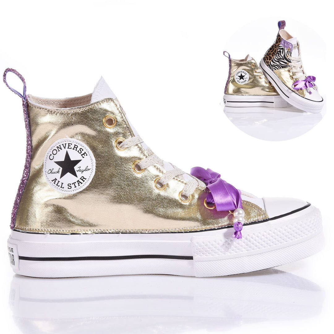Converse Platform Gold Animalier