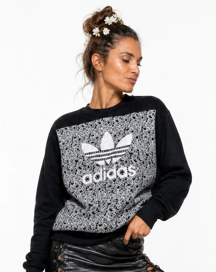 SWEATSHIRT ADIDAS FLORA BLACK