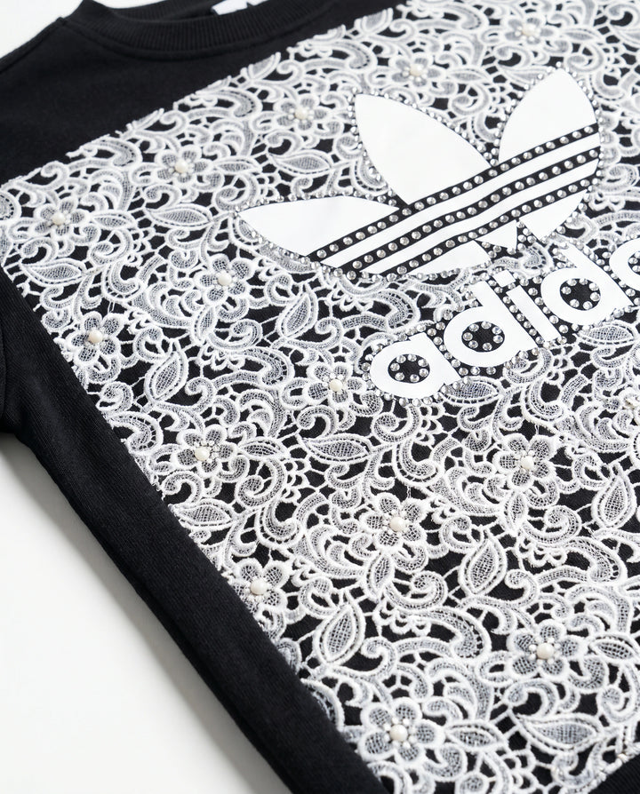SWEATSHIRT ADIDAS FLORA BLACK