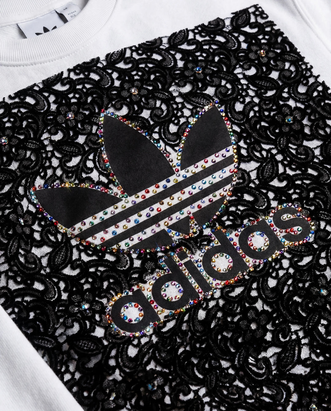 Sweatshirt Adidas Flora White