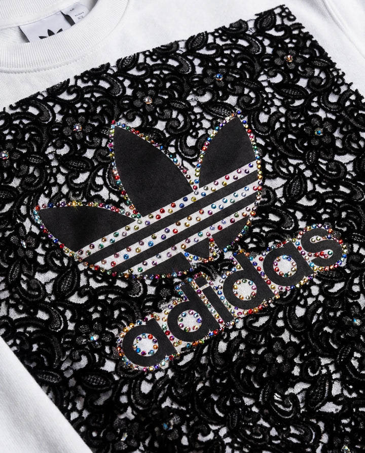 Sweatshirt Adidas Flora White