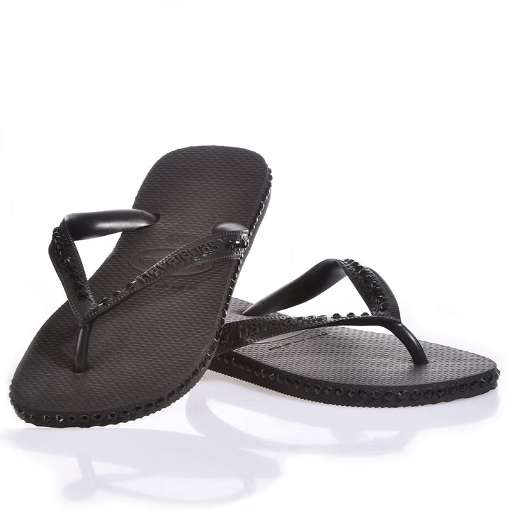 Havaianas Mono Black Swarovski
