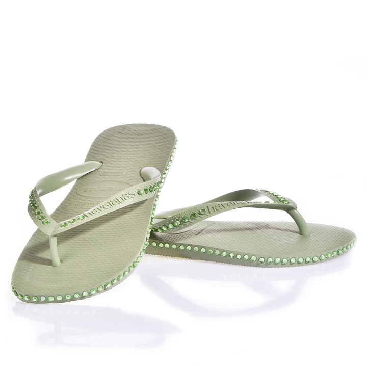 Havaianas Mono Peridot Swarovski
