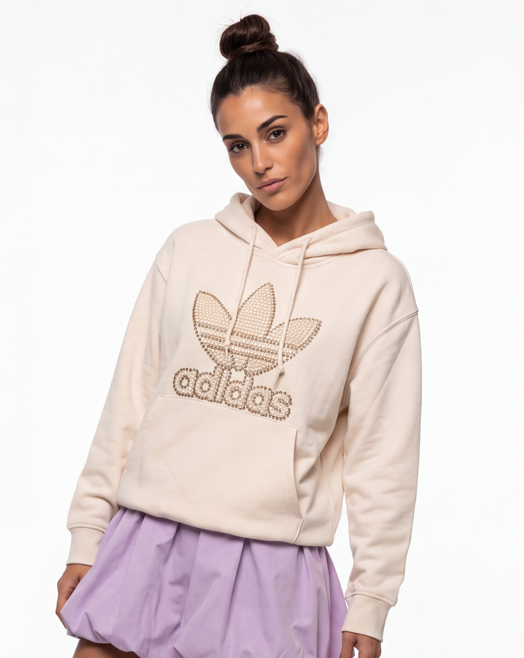 Hoodie Adidas Ivory Pearls