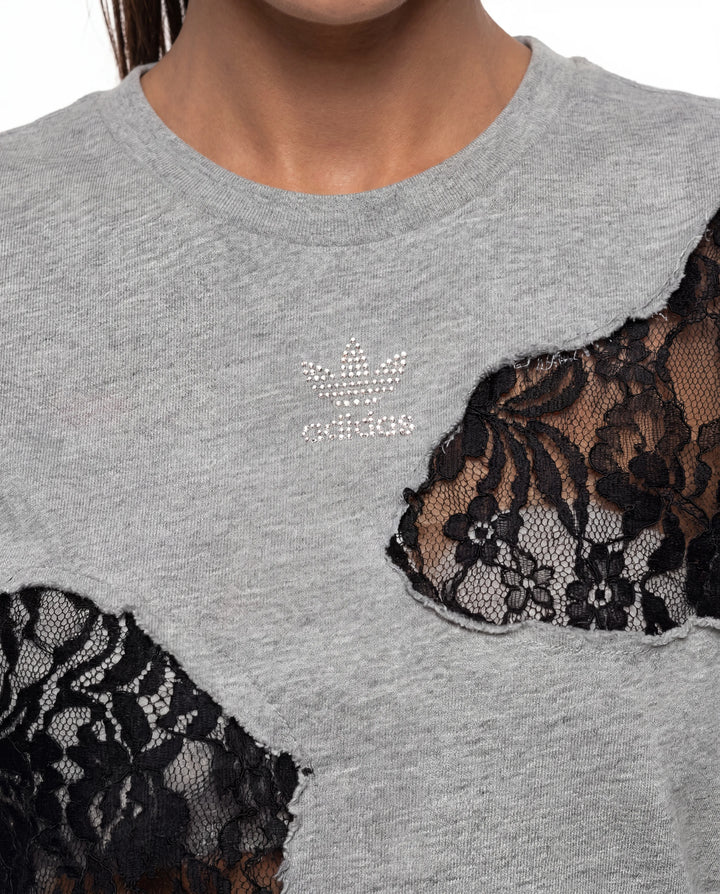 T-SHIRT ADIDAS LACE GREY