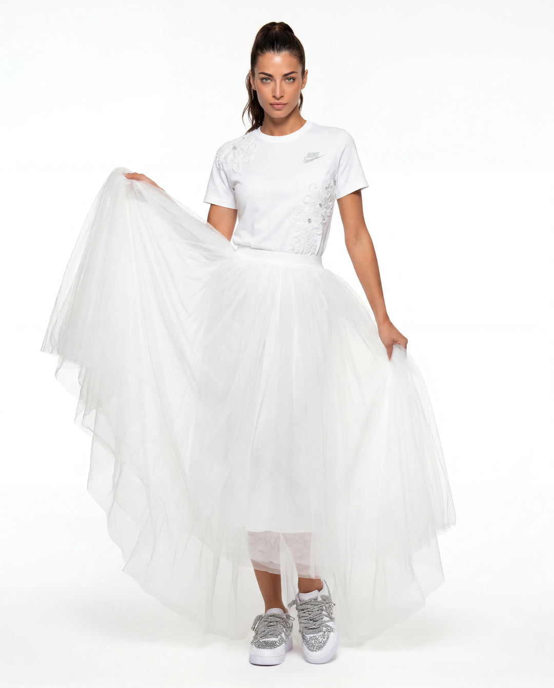 T-SHIRT NIKE GLAMOUR WHITE